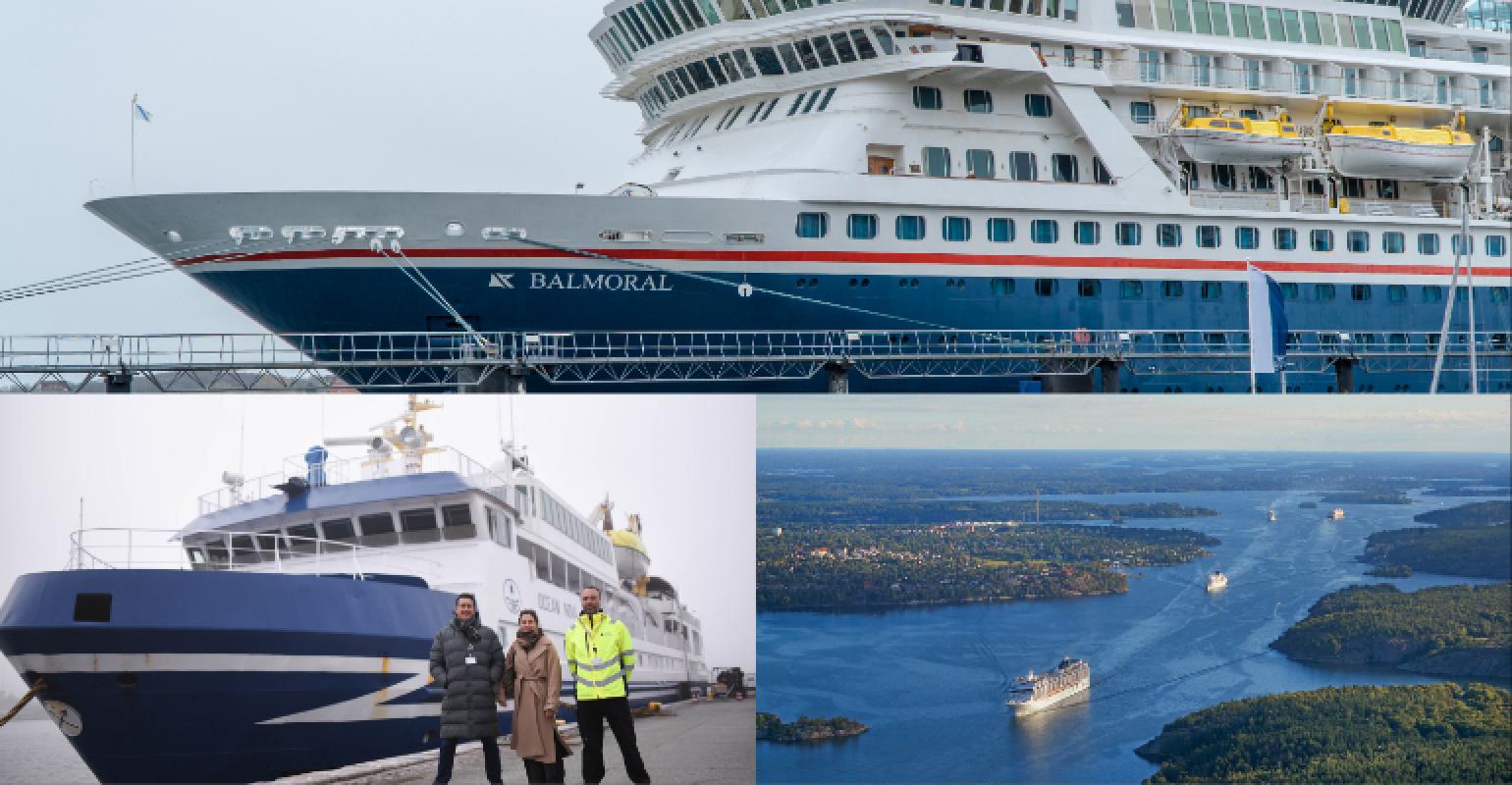 Spring has arrived in the Baltic region and cruise ships are back