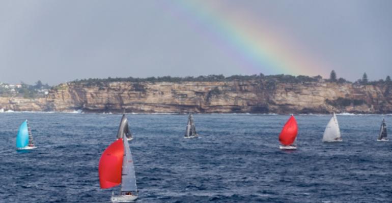 The start of the 2018 Ponant Sydney to Noumea yacht race