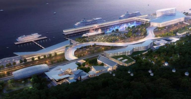 Qixiashan cruise port design