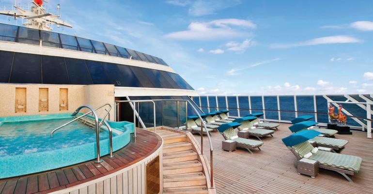 aquamar spa terrace, oceania cruises
