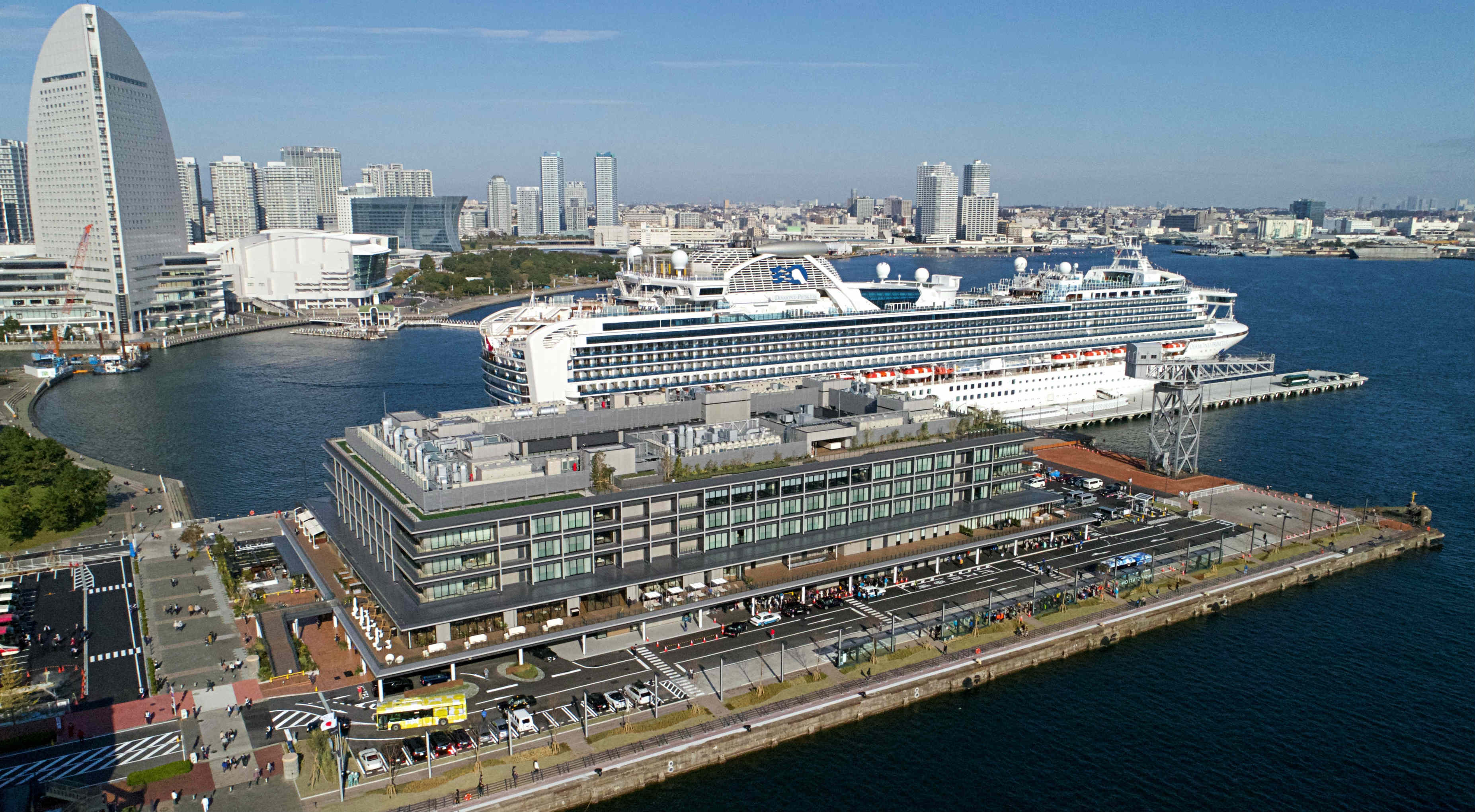 yokohama cruise terminal to yamashita park